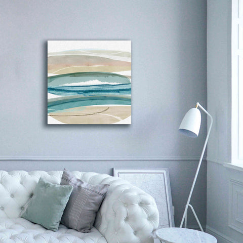 Image of 'Cirrus Flow IV' by Flora Kouta Giclee Canvas Wall Art,37 x 37