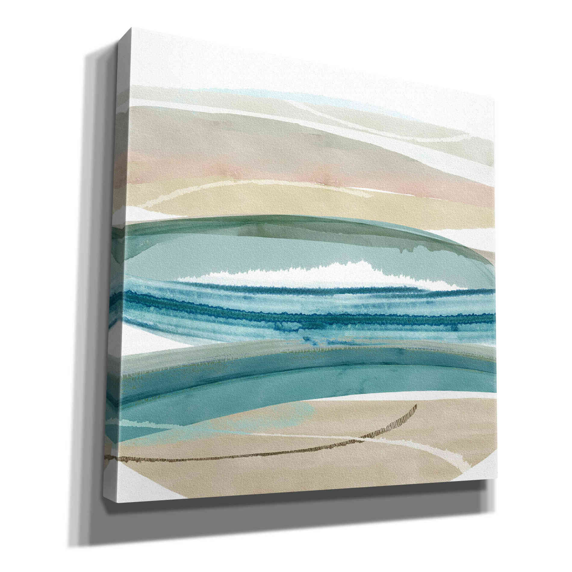 'Cirrus Flow IV' by Flora Kouta Giclee Canvas Wall Art