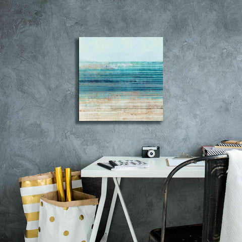 Image of 'Ocean Daydream I' by Flora Kouta Giclee Canvas Wall Art,18 x 18