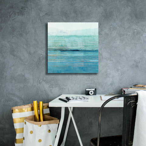 Image of 'Ocean Daydream II' by Flora Kouta Giclee Canvas Wall Art,18 x 18
