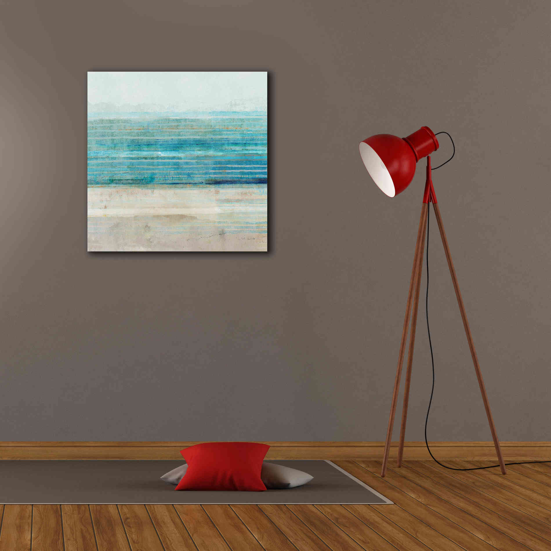 'Ocean Daydream III' by Flora Kouta Giclee Canvas Wall Art,26 x 26