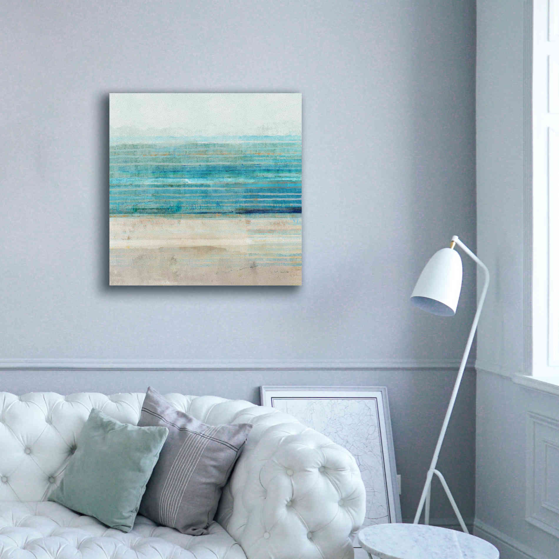 'Ocean Daydream III' by Flora Kouta Giclee Canvas Wall Art,37 x 37