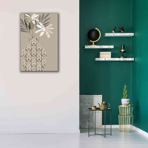 Image of 'Decorative Vase I' by Flora Kouta Giclee Canvas Wall Art,26 x 40
