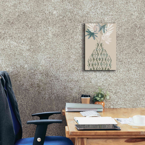 Image of 'Decorative Vase II' by Flora Kouta Giclee Canvas Wall Art,12 x 18