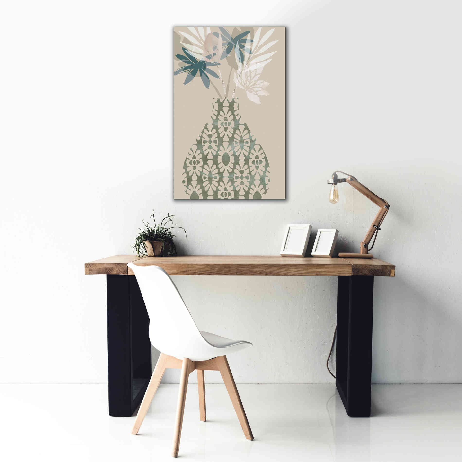 'Decorative Vase II' by Flora Kouta Giclee Canvas Wall Art,26 x 40