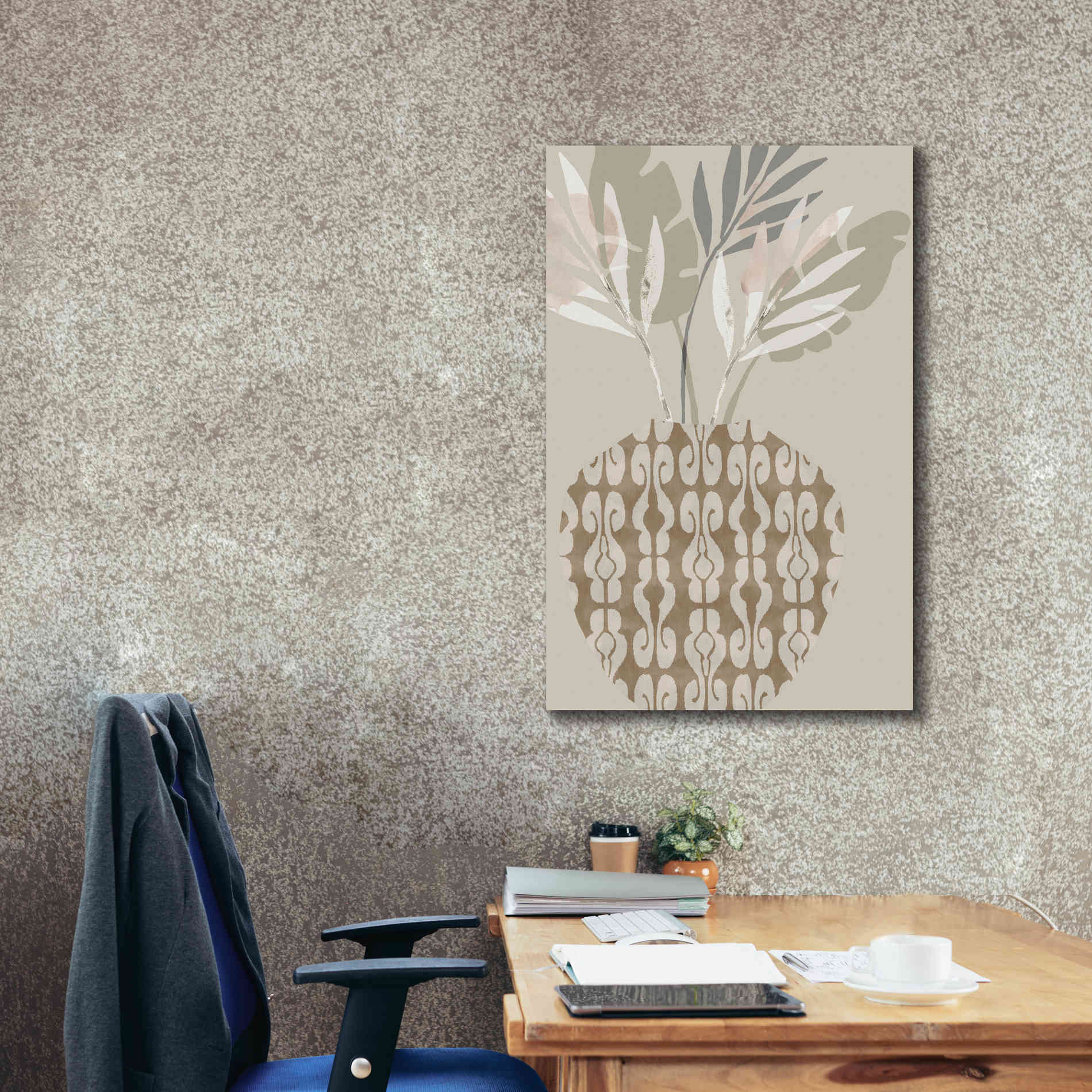 'Decorative Vase III' by Flora Kouta Giclee Canvas Wall Art,26 x 40