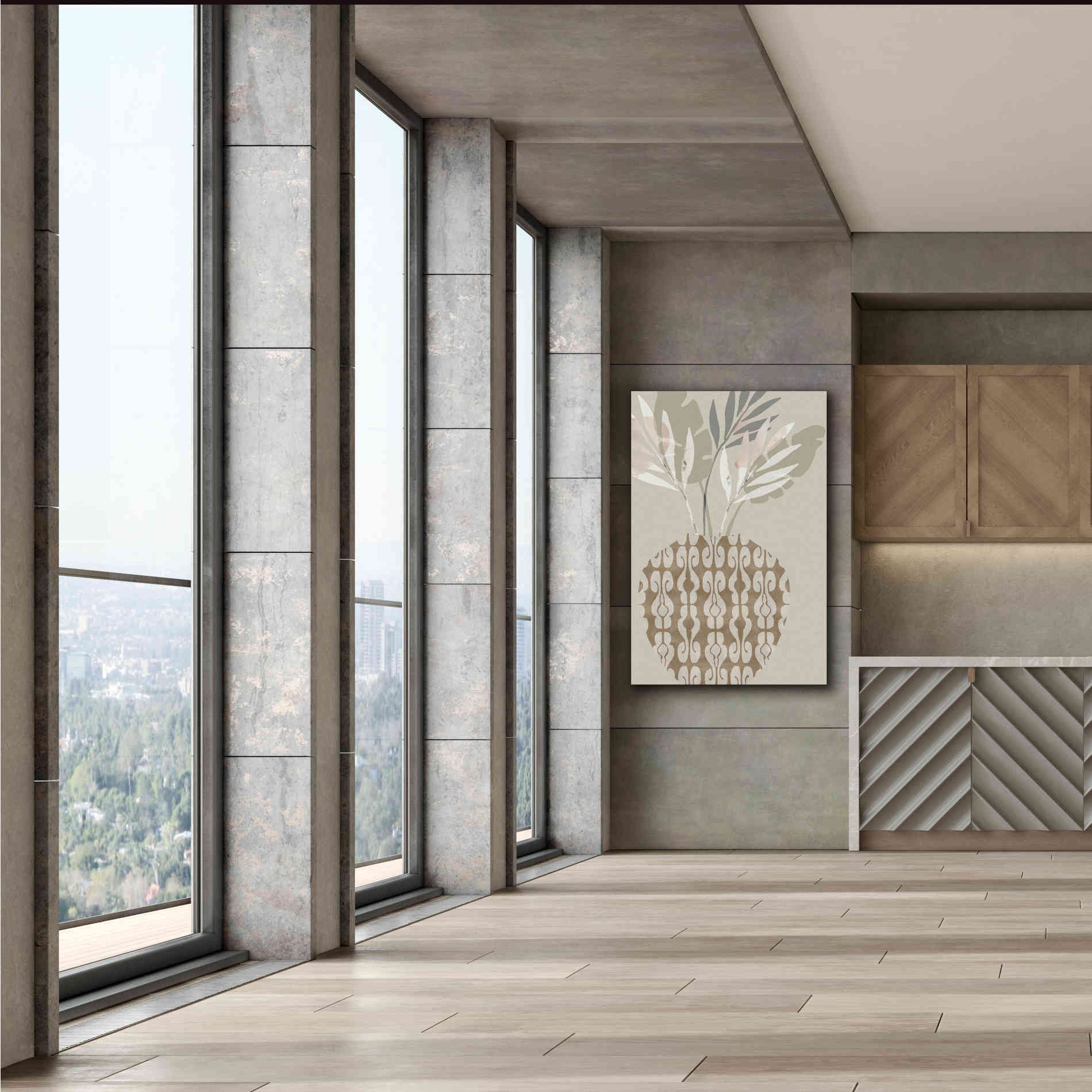 'Decorative Vase III' by Flora Kouta Giclee Canvas Wall Art,40 x 60