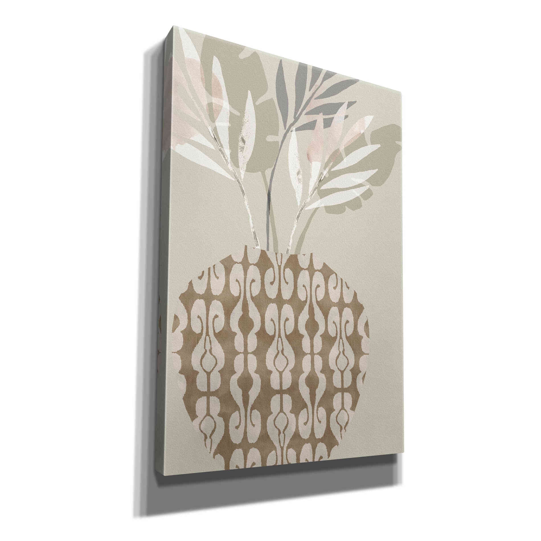 'Decorative Vase III' by Flora Kouta Giclee Canvas Wall Art