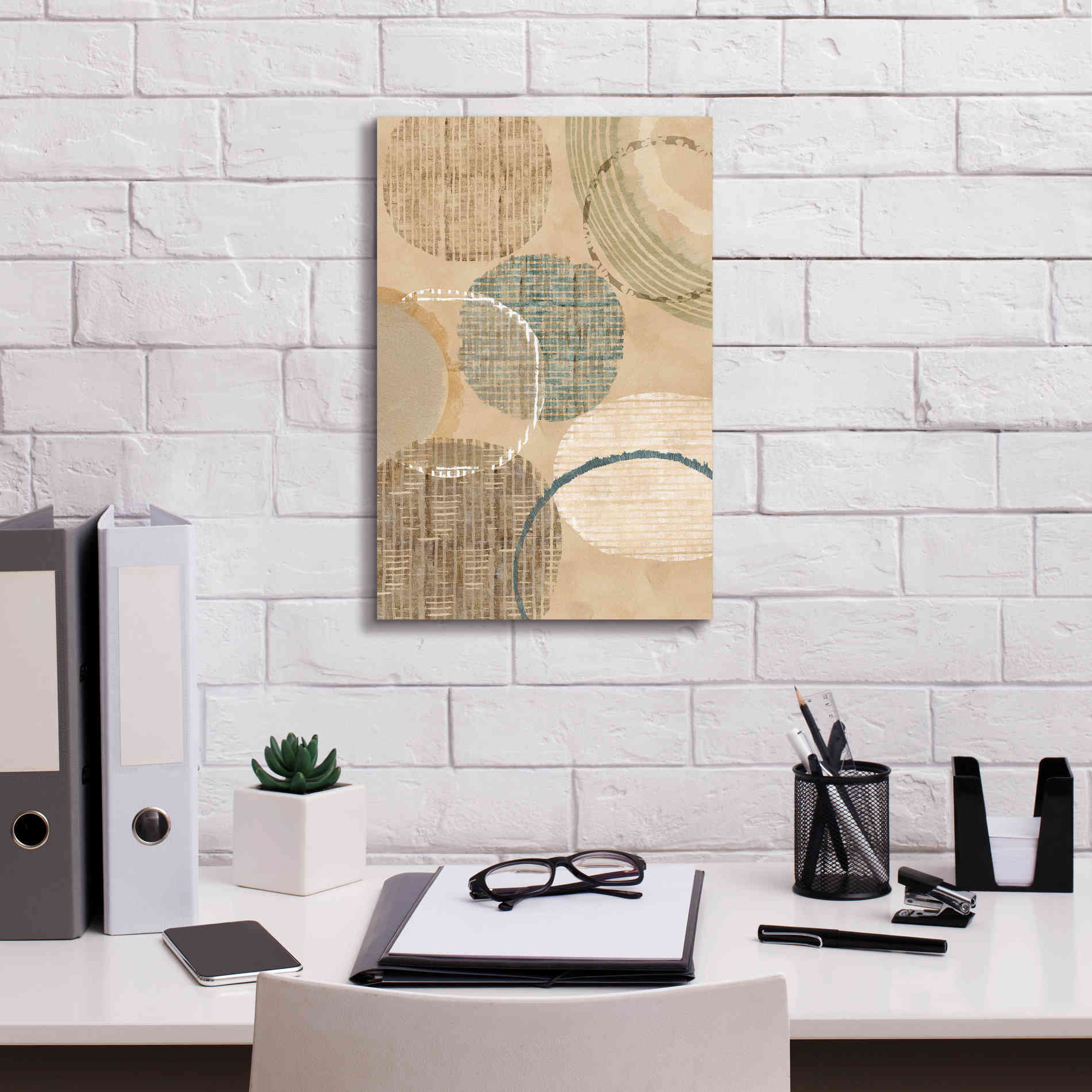 'Woven Baskets I' by Flora Kouta Giclee Canvas Wall Art,12 x 18