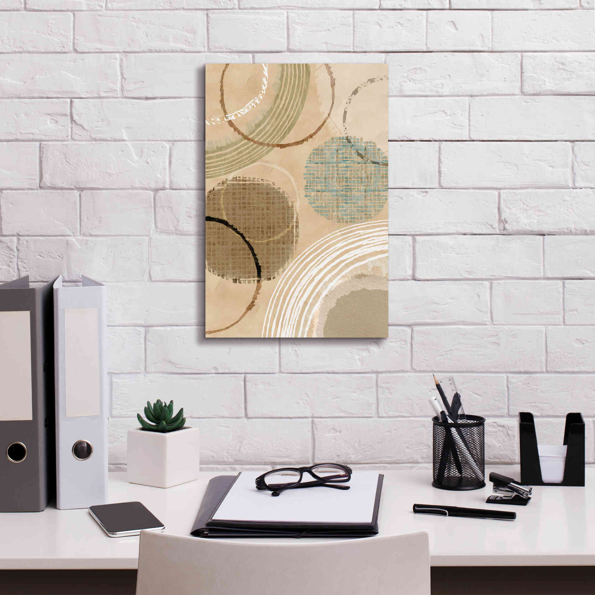 'Woven Baskets II' by Flora Kouta Giclee Canvas Wall Art,12 x 18