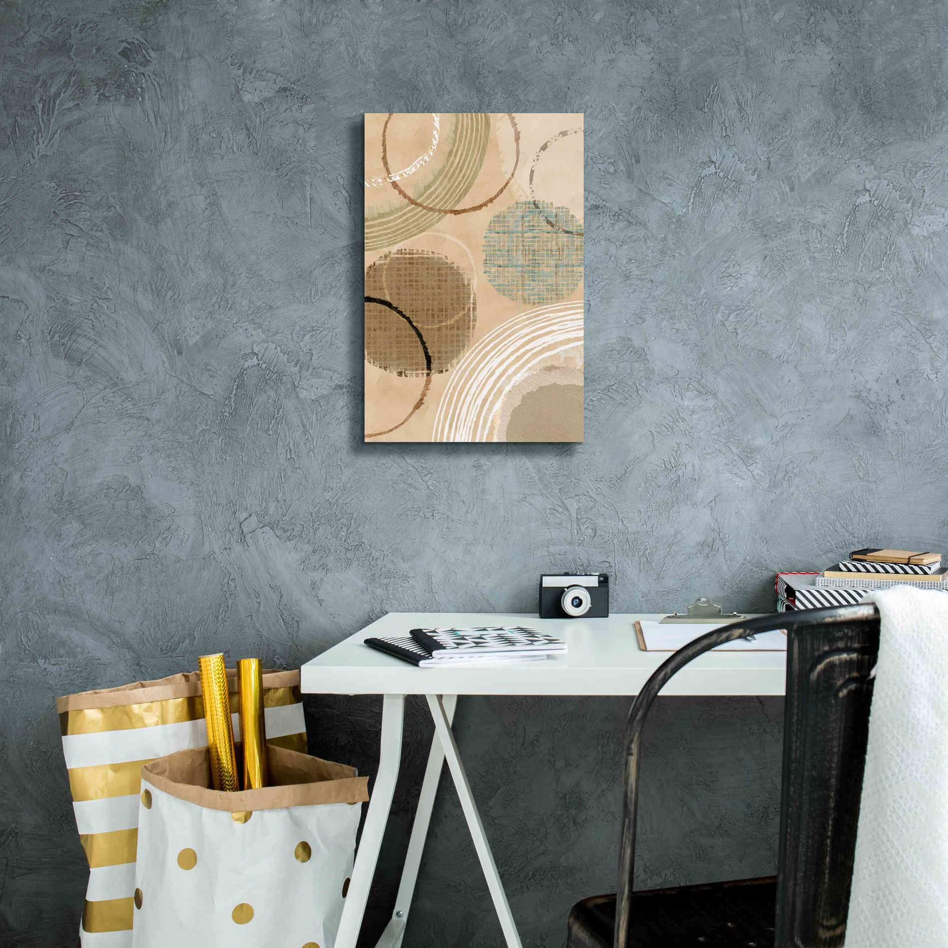 'Woven Baskets II' by Flora Kouta Giclee Canvas Wall Art,12 x 18