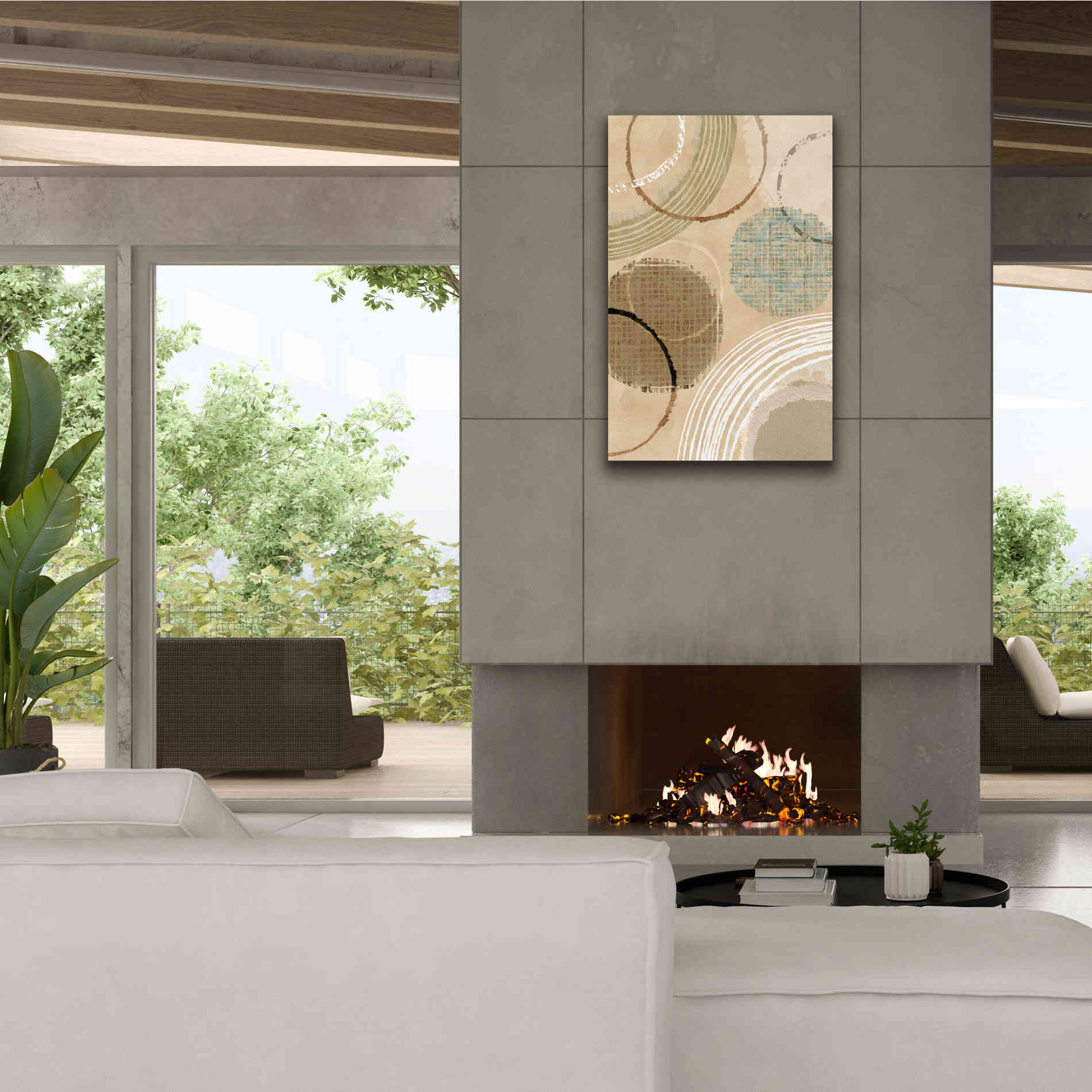 'Woven Baskets II' by Flora Kouta Giclee Canvas Wall Art,26 x 40