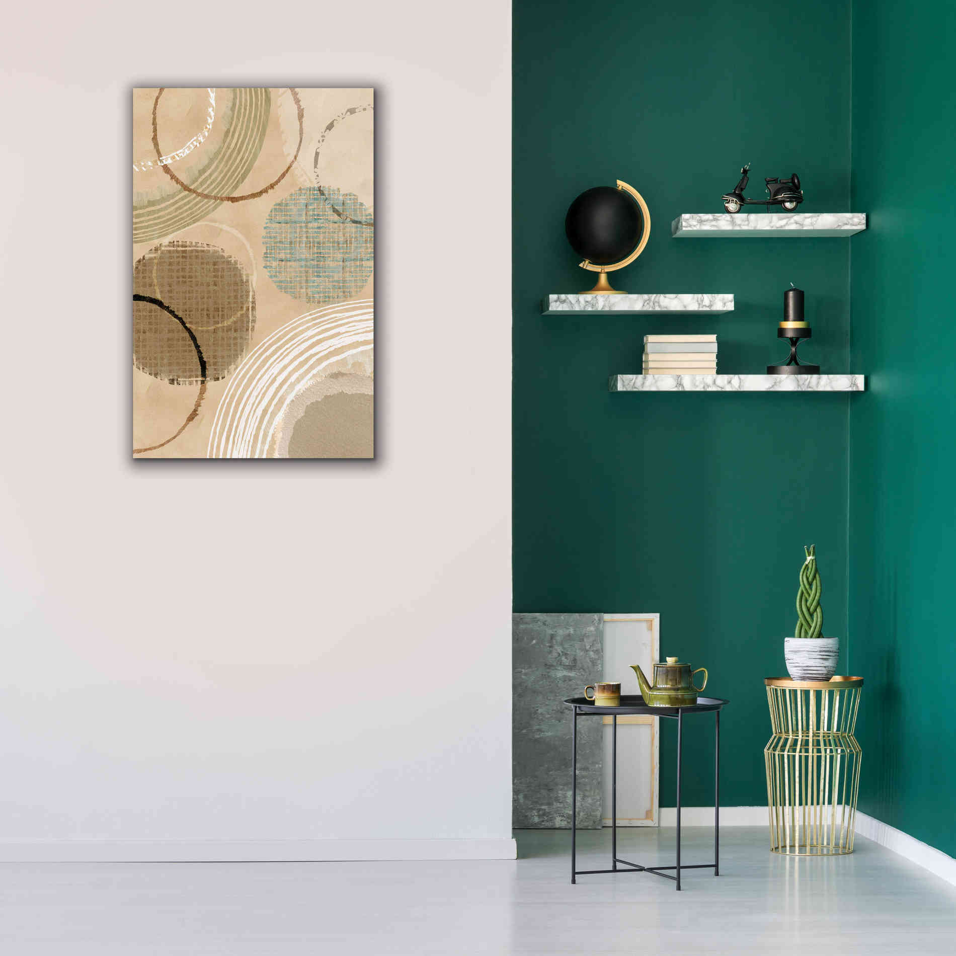 'Woven Baskets II' by Flora Kouta Giclee Canvas Wall Art,26 x 40