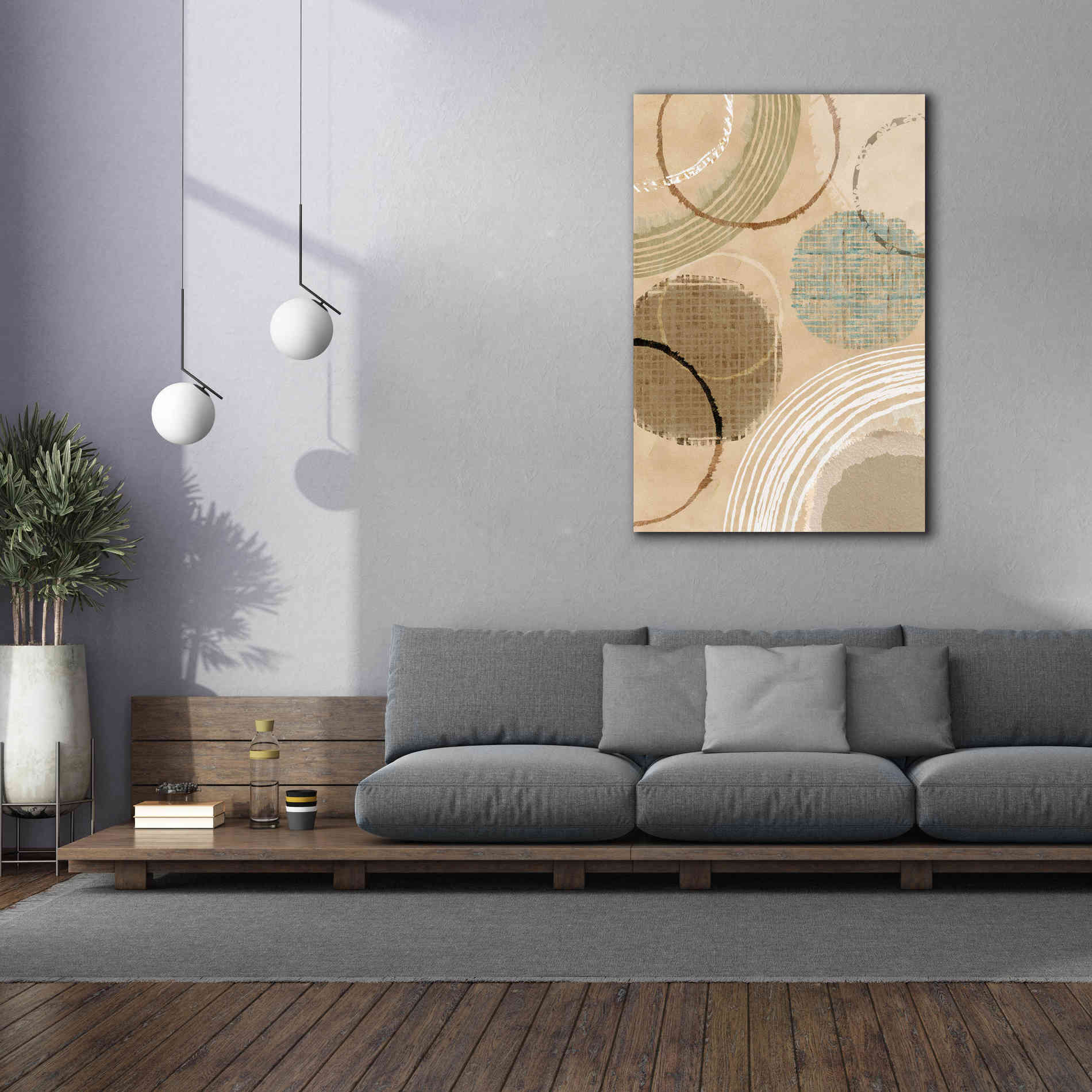 'Woven Baskets II' by Flora Kouta Giclee Canvas Wall Art,40 x 60