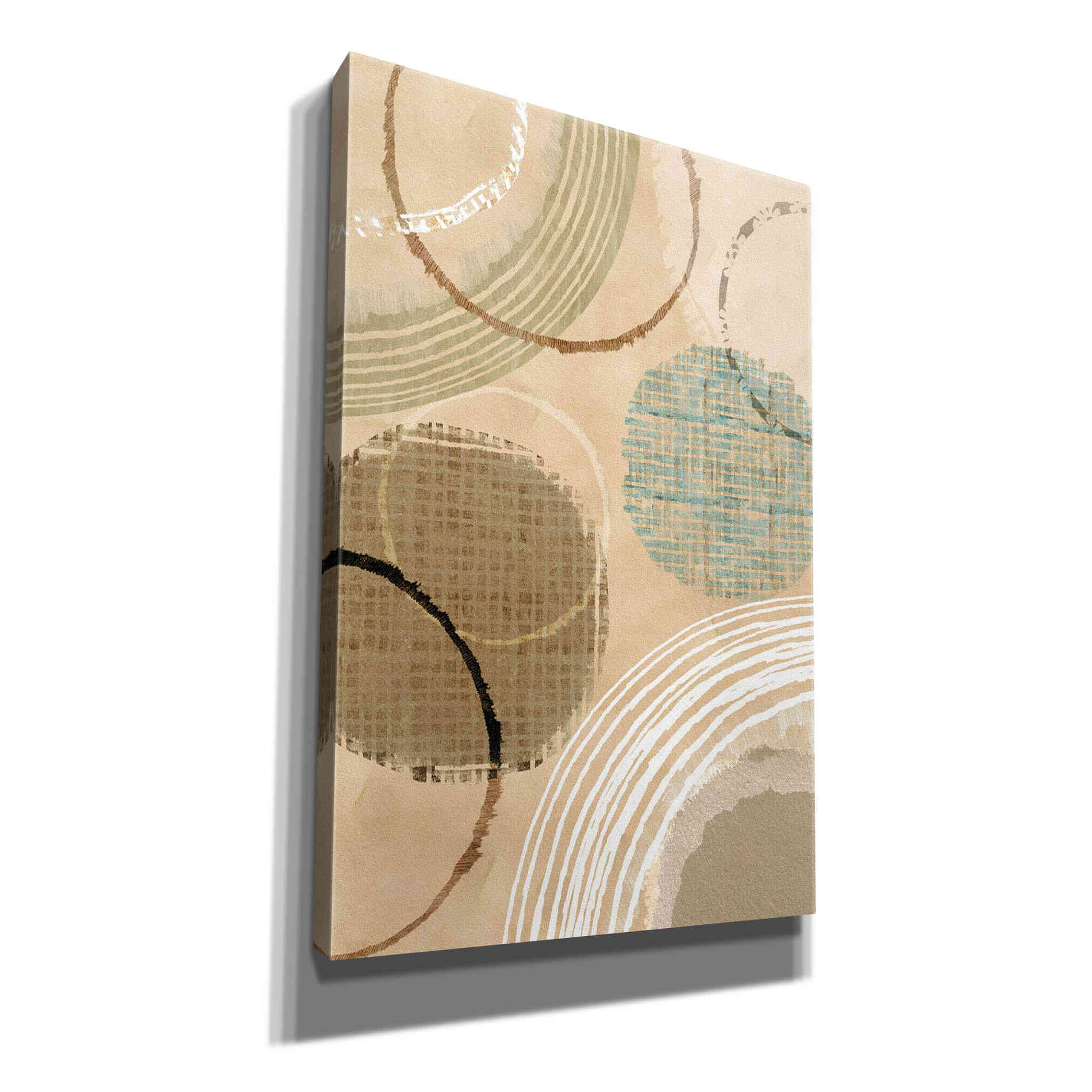 'Woven Baskets II' by Flora Kouta Giclee Canvas Wall Art