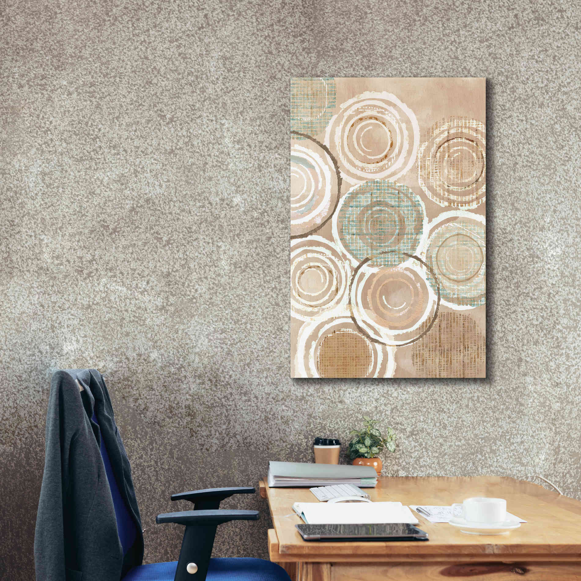 'Woven Baskets III' by Flora Kouta Giclee Canvas Wall Art,26 x 40