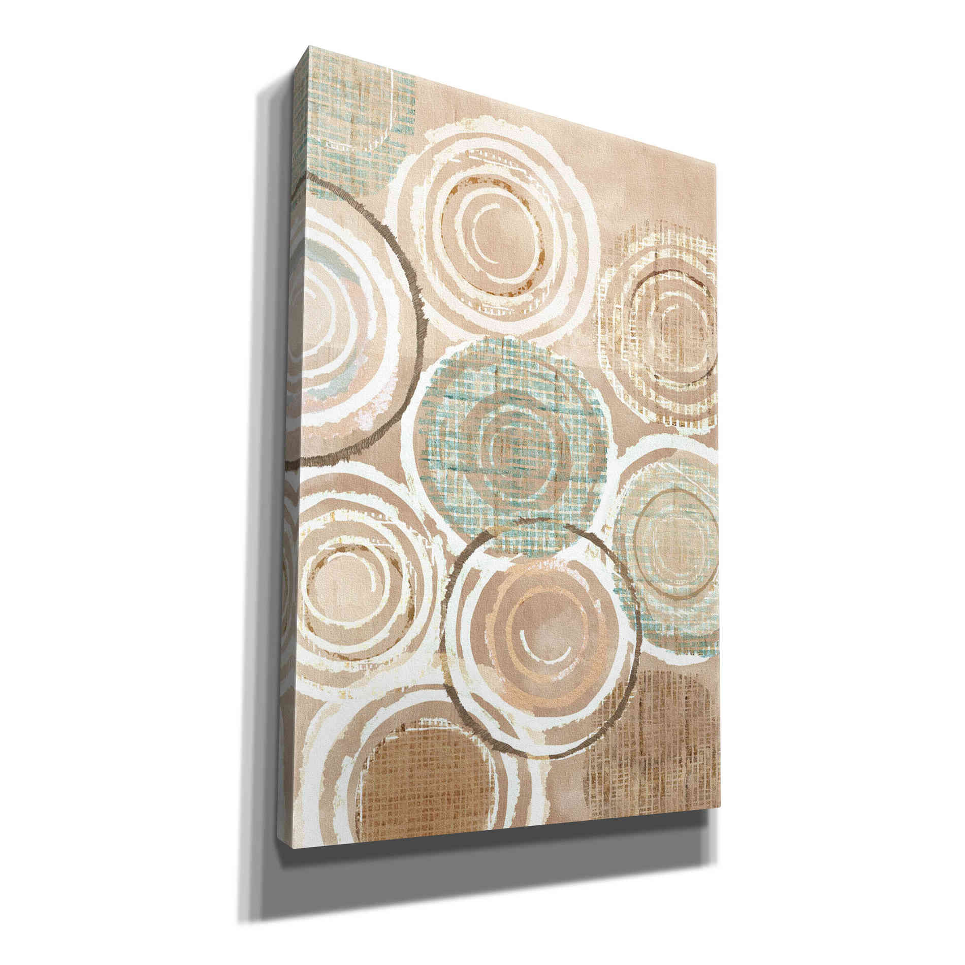 'Woven Baskets III' by Flora Kouta Giclee Canvas Wall Art