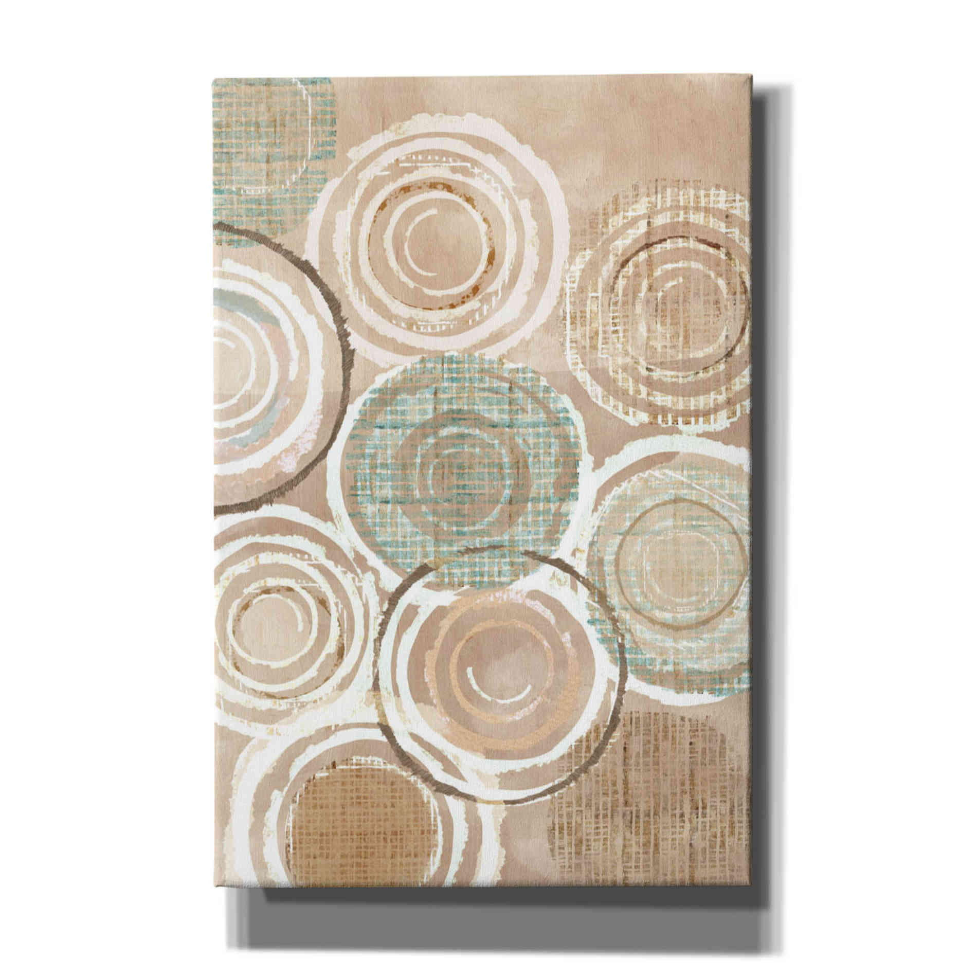 'Woven Baskets III' by Flora Kouta Giclee Canvas Wall Art