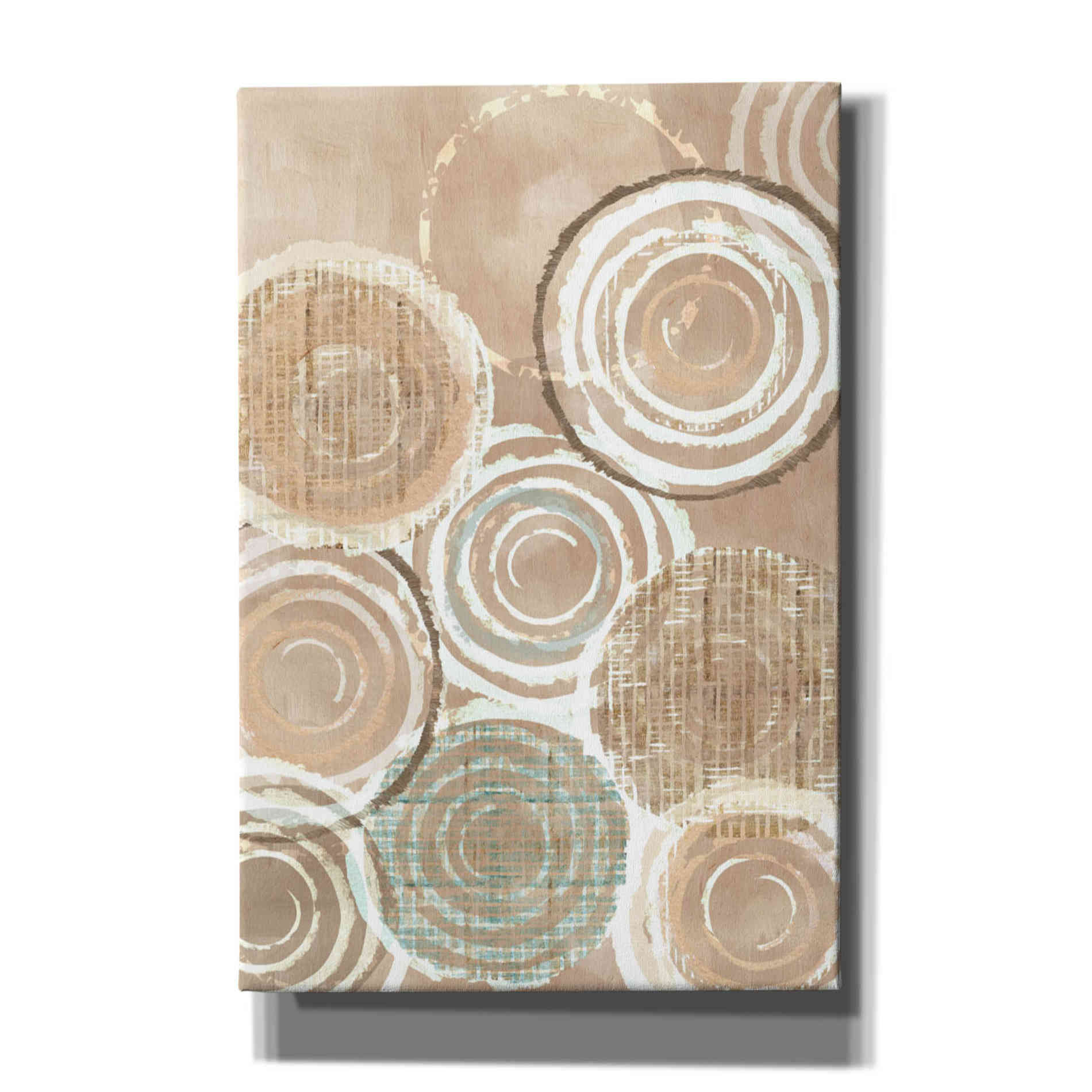 'Woven Baskets IV' by Flora Kouta Giclee Canvas Wall Art