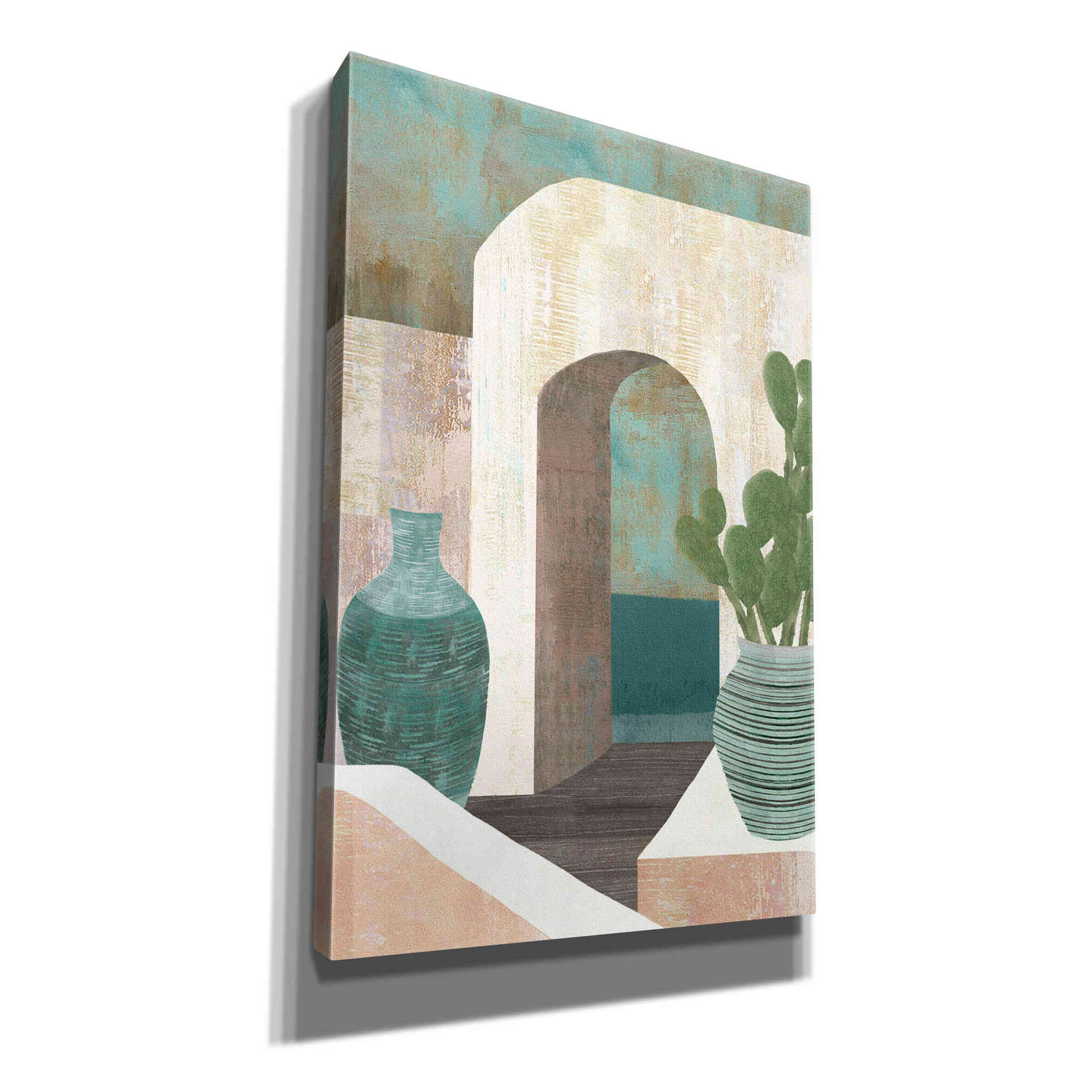 'Sunbaked Archway I' by Flora Kouta Giclee Canvas Wall Art