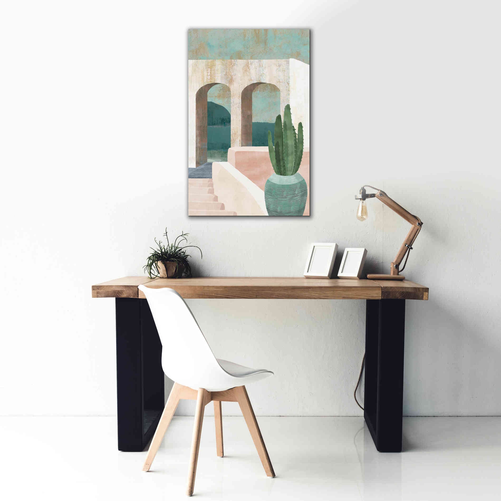 'Sunbaked Archway II' by Flora Kouta Giclee Canvas Wall Art,26 x 40