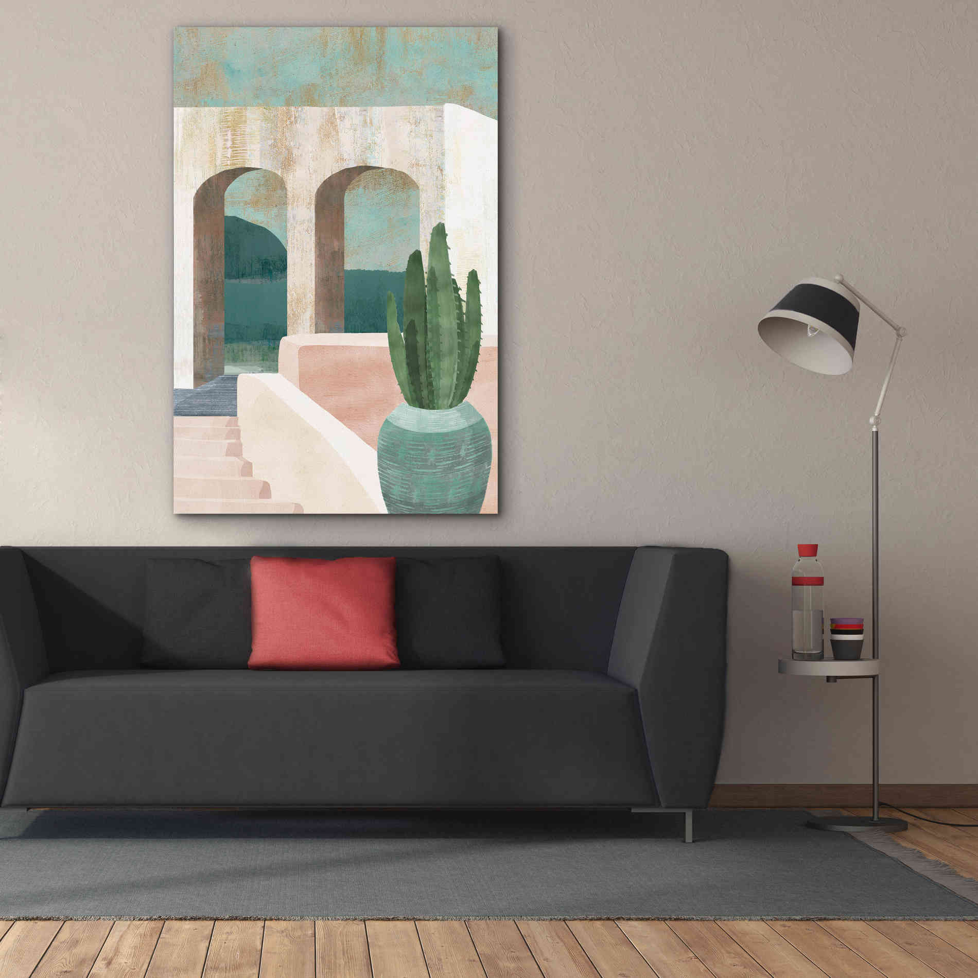 'Sunbaked Archway II' by Flora Kouta Giclee Canvas Wall Art,40 x 60