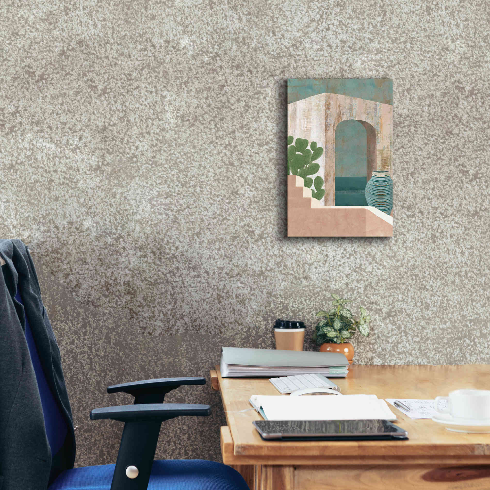 'Sunbaked Archway III' by Flora Kouta Giclee Canvas Wall Art,12 x 18