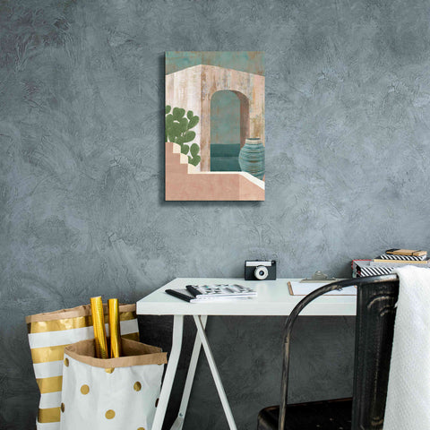 Image of 'Sunbaked Archway III' by Flora Kouta Giclee Canvas Wall Art,12 x 18