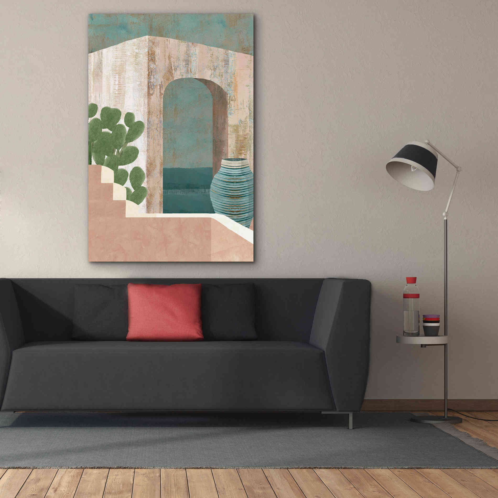 'Sunbaked Archway III' by Flora Kouta Giclee Canvas Wall Art,40 x 60
