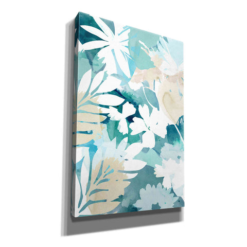 Image of 'Soft Blue Floral III' by Flora Kouta Giclee Canvas Wall Art