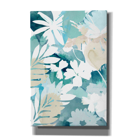 Image of 'Soft Blue Floral III' by Flora Kouta Giclee Canvas Wall Art