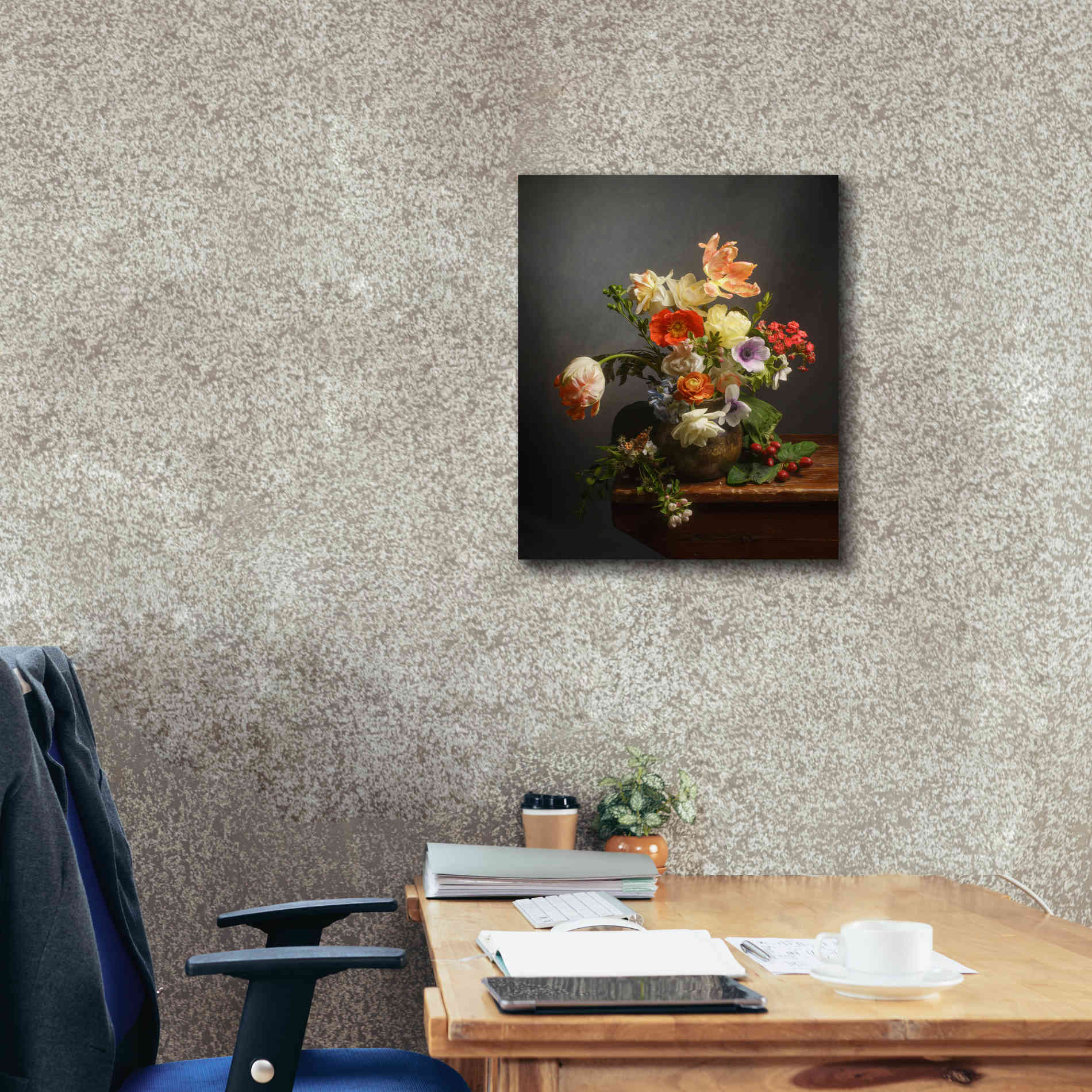 'A Study On Tulips' by Leah McLean Giclee Canvas Wall Art,20 x 24