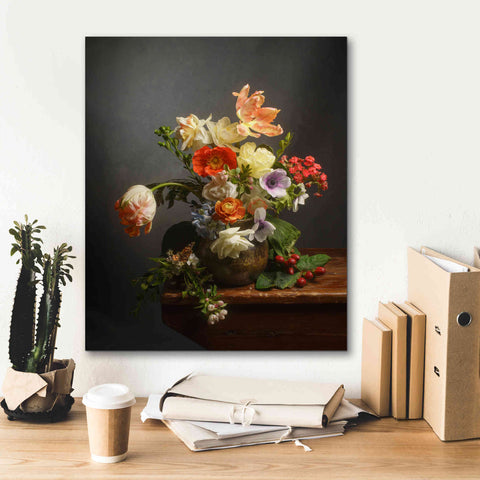 Image of 'A Study On Tulips' by Leah McLean Giclee Canvas Wall Art,20 x 24