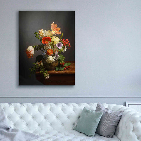 Image of 'A Study On Tulips' by Leah McLean Giclee Canvas Wall Art,40 x 54