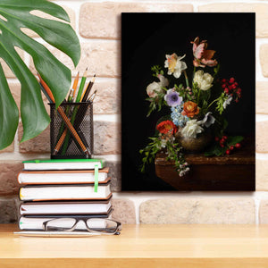 'A Bounty Of Spring Blooms' by Leah McLean Giclee Canvas Wall Art,12 x 16