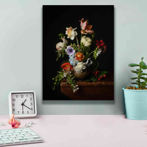Image of 'A Bounty Of Spring Blooms' by Leah McLean Giclee Canvas Wall Art,12 x 16
