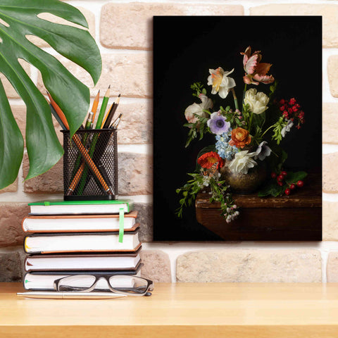 Image of 'A Bounty Of Spring Blooms' by Leah McLean Giclee Canvas Wall Art,12 x 16