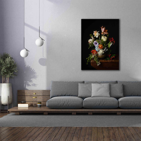 Image of 'A Bounty Of Spring Blooms' by Leah McLean Giclee Canvas Wall Art,40 x 54