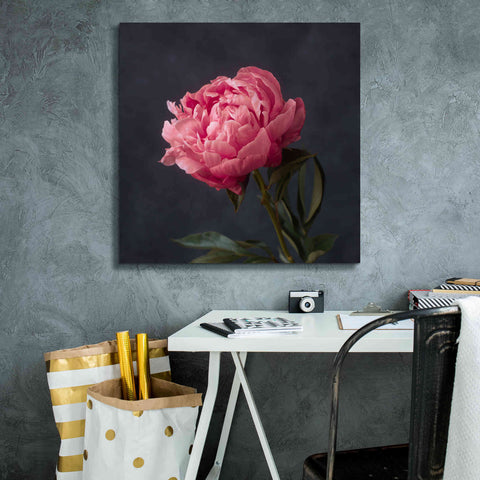 Image of 'Perfectly Pink' by Leah McLean Giclee Canvas Wall Art,26 x 26