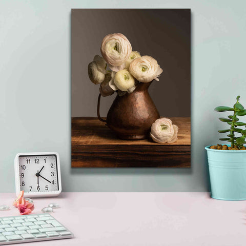 Image of 'Pitcher Perfect Petals' by Leah McLean Giclee Canvas Wall Art,12 x 16
