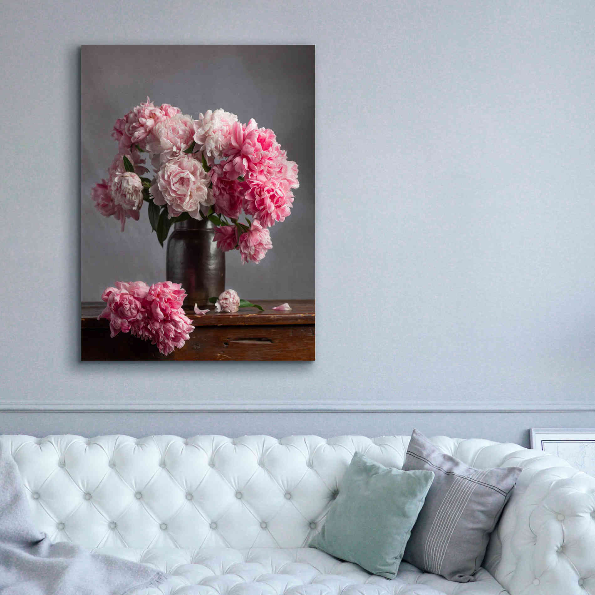 'Ruffles And Layers' by Leah McLean Giclee Canvas Wall Art,40 x 54