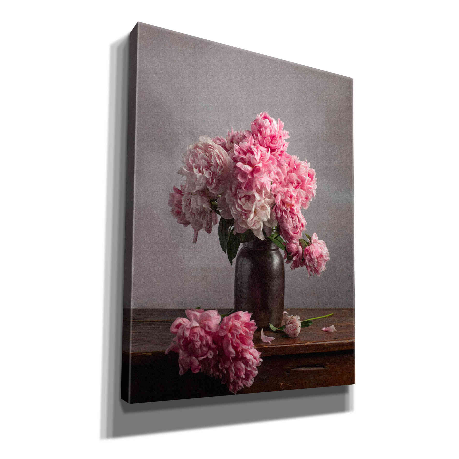 'Layers Of Pink' by Leah McLean Giclee Canvas Wall Art