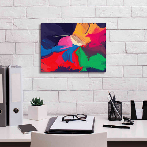 Image of 'Abstract Colorful Flows 1' by Irena Orlov Giclee Canvas Wall Art,16 x 12