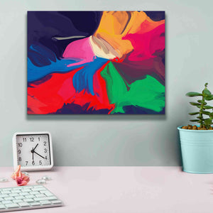 'Abstract Colorful Flows 1' by Irena Orlov Giclee Canvas Wall Art,16 x 12