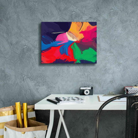 Image of 'Abstract Colorful Flows 1' by Irena Orlov Giclee Canvas Wall Art,16 x 12