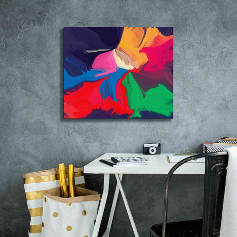 Image of 'Abstract Colorful Flows 1' by Irena Orlov Giclee Canvas Wall Art,24 x 20