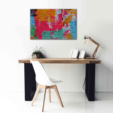 Image of 'Abstract Colorful Flows 2' by Irena Orlov Giclee Canvas Wall Art,40 x 26