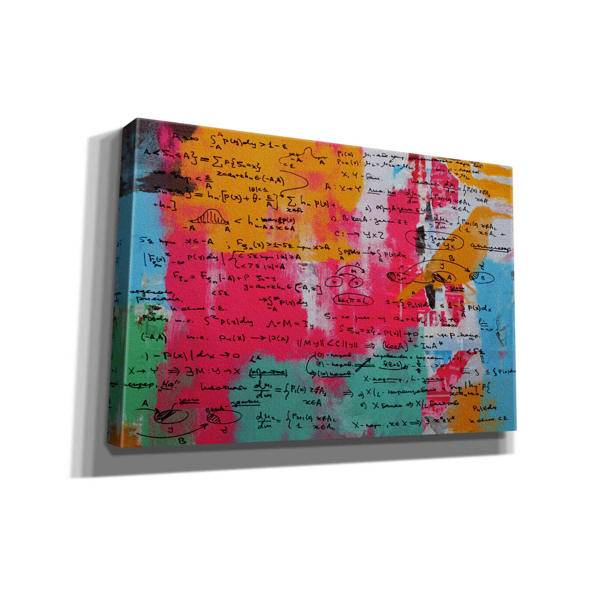 'Abstract Colorful Flows 2' by Irena Orlov Giclee Canvas Wall Art