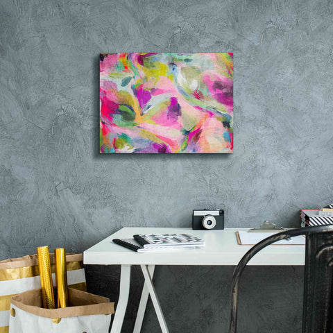 Image of 'Abstract Colorful Flows 3' by Irena Orlov Giclee Canvas Wall Art,16 x 12