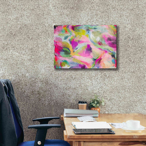 'Abstract Colorful Flows 3' by Irena Orlov Giclee Canvas Wall Art,26 x 18